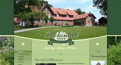 Desktop Screenshot of beekenhof.de